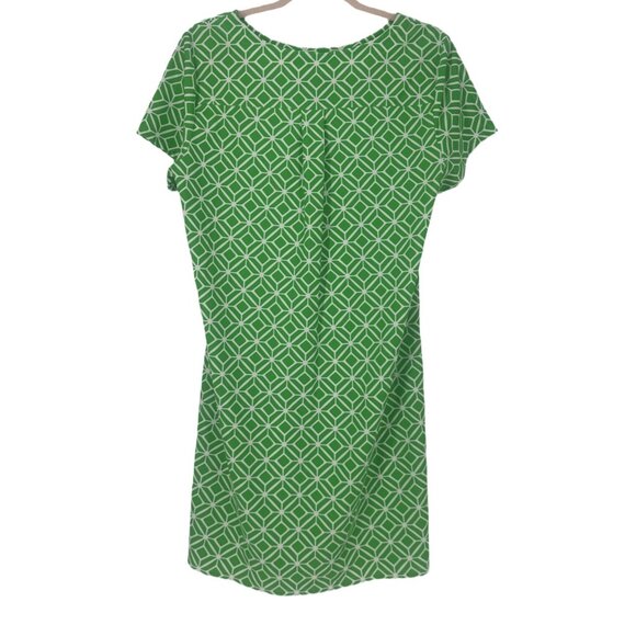 Jude Connally Green Geometric Print Mini Dress Size L (Fits Small) - Picture 5 of 6